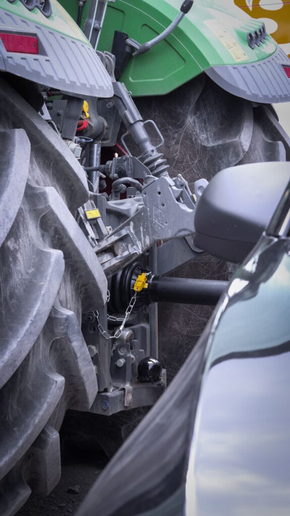 Passage au banc pour engins agricoles